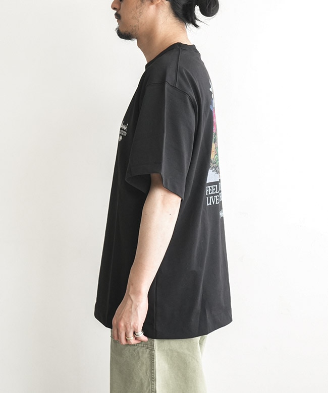 NANGA(ナンガ) ECO HYBRID VINTAGE FLOWER TEE エコハイブリッド