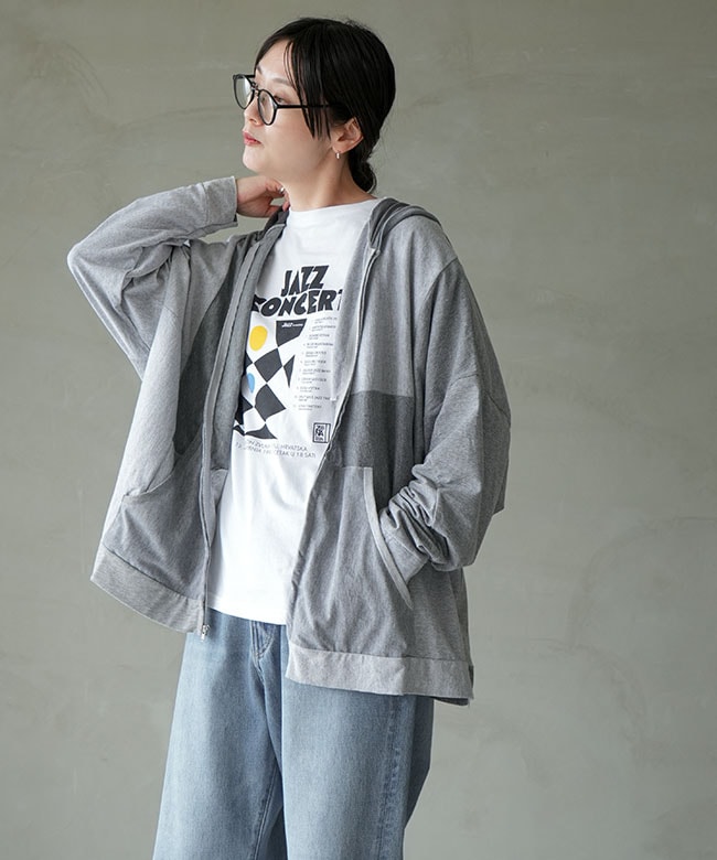 sunny side up(サニーサイドアップ)T-PARKA リメイクTシャツフロント