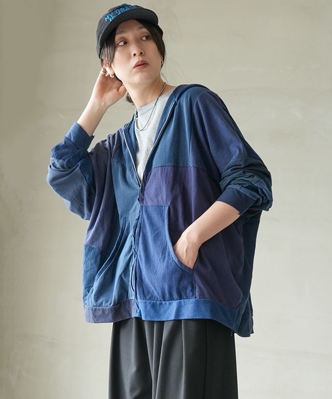 sunny side up(サニーサイドアップ)T-PARKA リメイクTシャツフロント