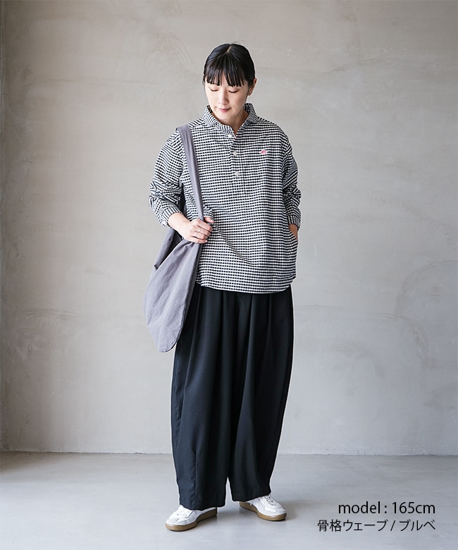 ◇[DT-B0281OXP]DANTON(ダントン) ROUND COLLAR P.O SHIRT L/S