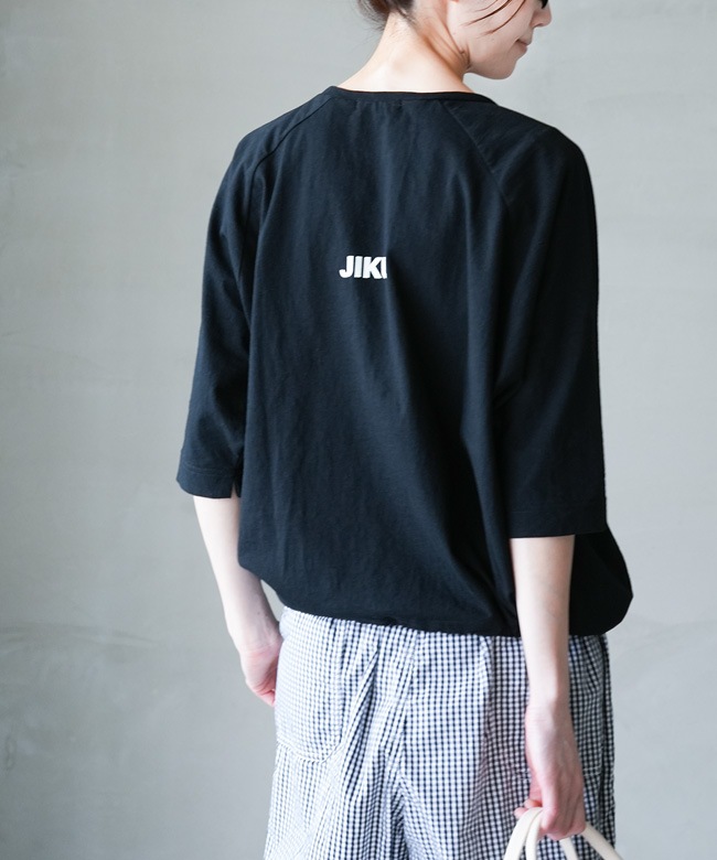 ◇[SMA-PUF-PT-HIMO5]SOLAMONAT(ソラモナ) パフ天竺裾紐5分袖プリント