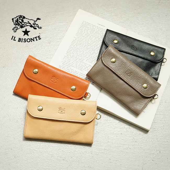 ◇【国内正規販売店】IL BISONTE(イルビゾンテ)Medium wallet