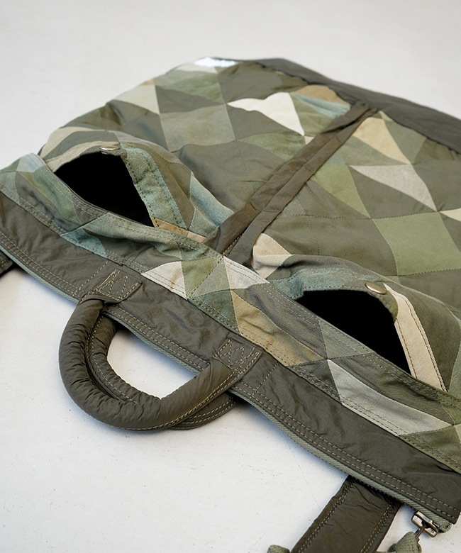 CH6017]CHANGES (チェンジーズ) REMAKE MILITARY HELMET BAG リメイク