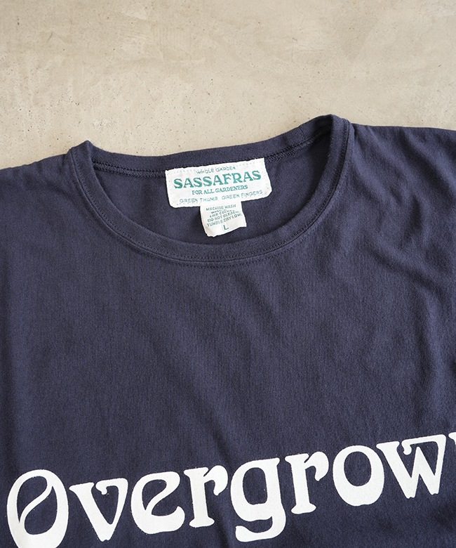 SASSAFRAS (ササフラス) OVERGROWN T 1/2 オーバーグロウンTシャツ 