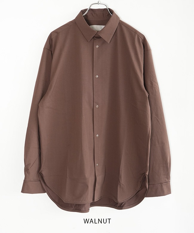 CURLYu0026Co. カーリー シャツ【M】 253-230822]Curly\u0026Co.(カーリー) REGULAR COLLAR SHIRT レギュラー
