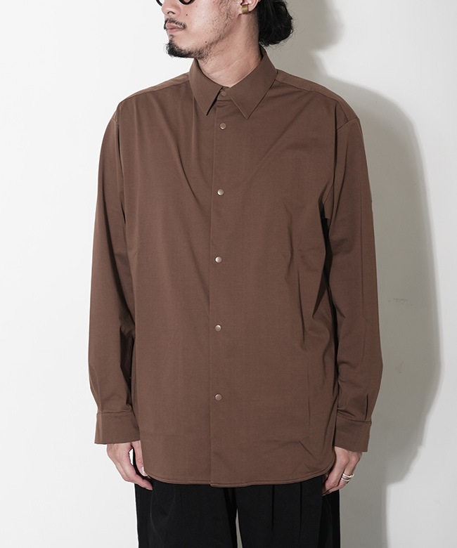 253-230822]Curly&Co.(カーリー) REGULAR COLLAR SHIRT
