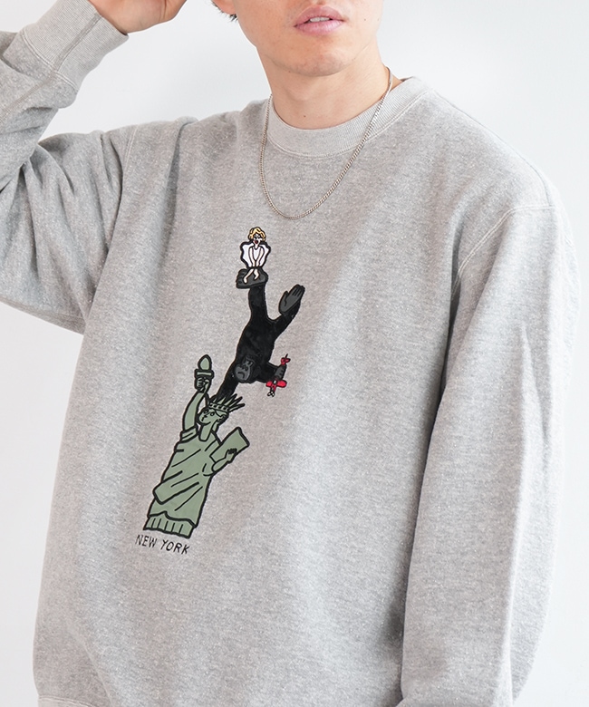 8479]BRU NA BOINNE(ブルーナボイン) スーベニアスエット ニューヨーク