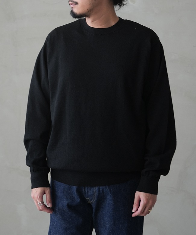 yonetomi 黒　ニットセーター SALE 30%OFF】Yonetomi NEW BASIC(ヨネトミニューベーシック) HIGH