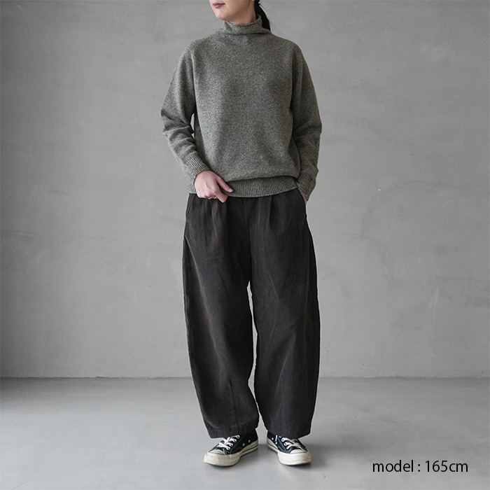 特価　リネンウール　コージーパンツ　Lサイズ ポケット２つ　　リンレイヌ 特価 リネンウール コージーパンツ Lサイズ ポケット2つ リンレイヌ