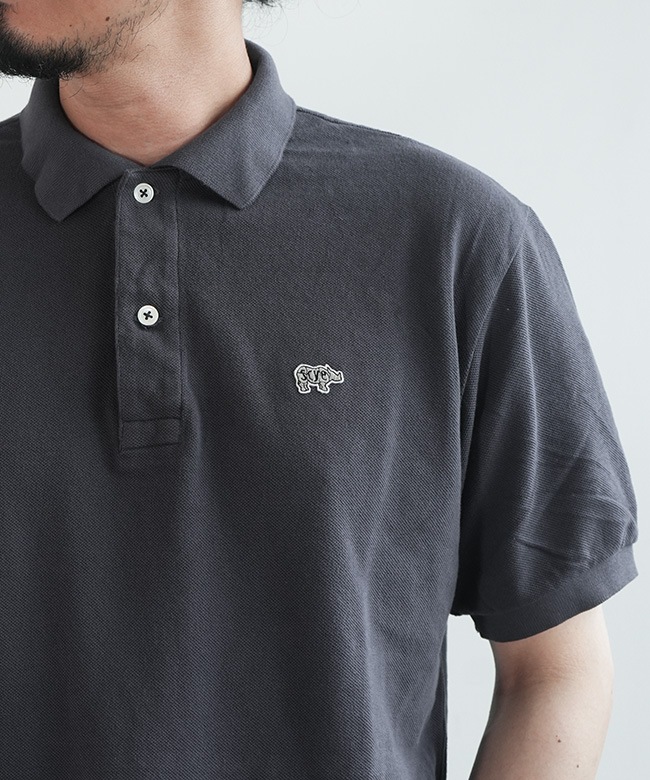 【美品】SCYE BASICS ブラックポロシャツ サイズ40 Scye/SCYE BASICS(サイ/サイベーシックス) Cotton Pique Polo Shirt