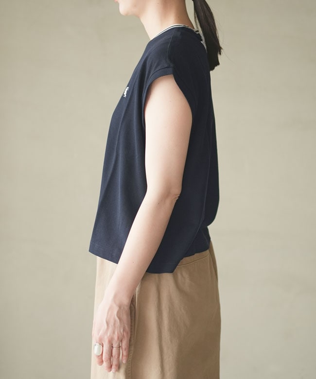FRED PERRY(フレッドペリー) SHEER TIPPED PIQUE T-SHIRT シアー