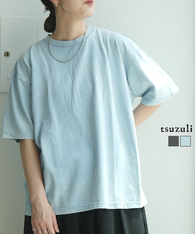 トップス　半袖 tsuzuli(ツヅリ) FADED TEE レディース トップス 半袖 ユニセックス T