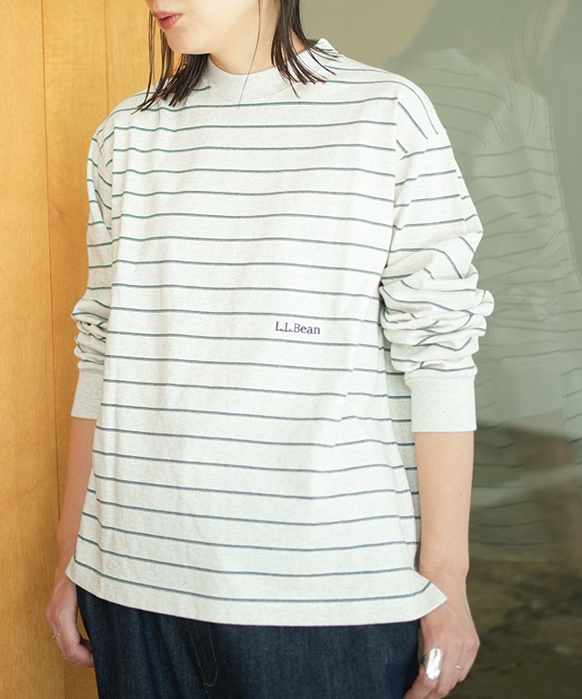 L.L.Bean(エルエルビーン) Union Long sleeve Stripe Tee ユニオン
