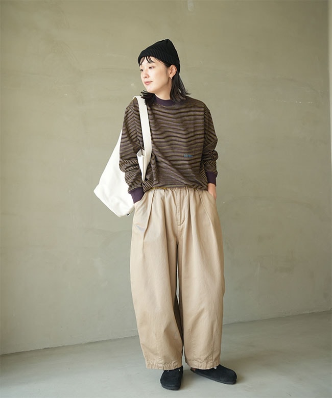 L.L.Bean(エルエルビーン) Union Long sleeve Stripe Tee ユニオン