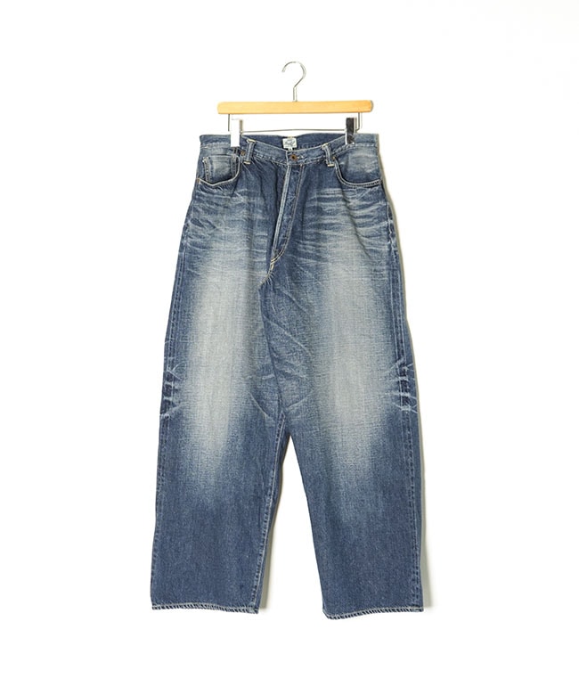 gold(ゴールド)RECYCLED WASTE SUVIN COTTON YARN 11.5oz. DENIM