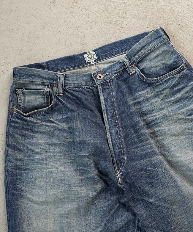 gold(ゴールド)RECYCLED WASTE SUVIN COTTON YARN 11.5oz. DENIM gold(ゴールド)RECYCLED WASTE SUVIN COTTON YARN 11.5oz. DENIM