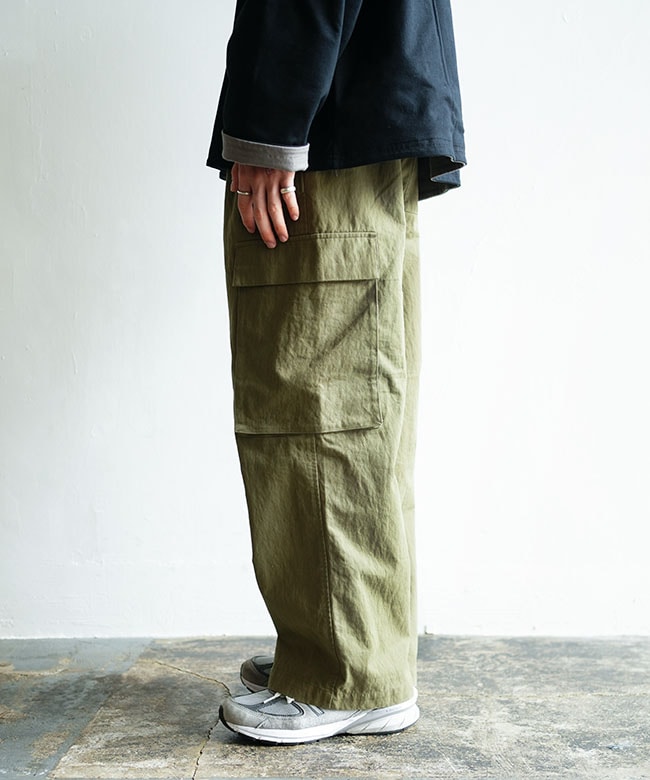 DANTON コットンリネン イージーパンツ 36サイズ オリーブ ダントン イージーパンツ コットンリネン オリーブ 36 ダントン DANTON