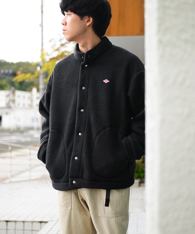 ◇[DT-A0070WNN]DANTON(ダントン) DOUBLE FACE BOA STAND COLLAR