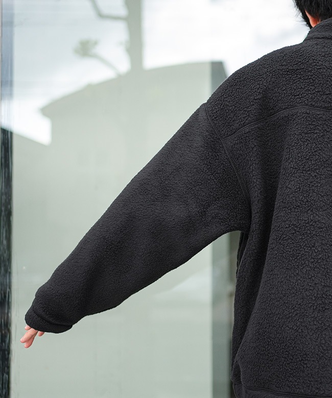 ◇DANTON(ダントン) DOUBLE FACE BOA STAND COLLAR JACKET ダブル