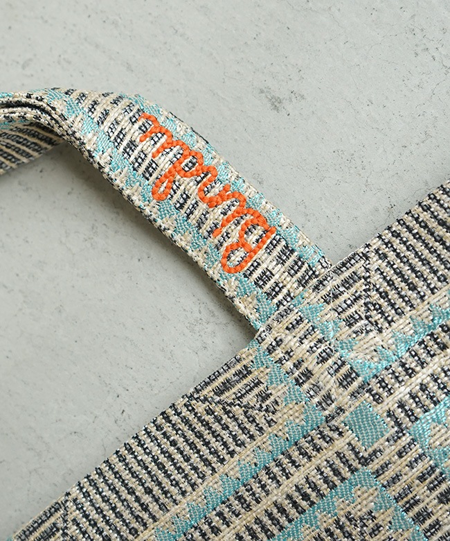 BINDU(ビンドゥ)CROCHET JACQURAD TOTE BAG クロシェットジャガード