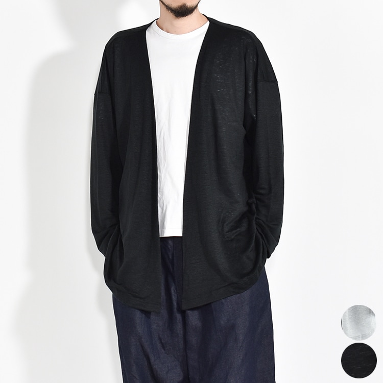 2217]MUYA(ムヤ)Relax Cardigan / Linen(リラックスカーディガン