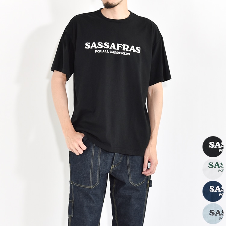 [SF-242144]SASSAFRAS (ササフラス) SASSAFRAS T 1/2 (ササフラスT1/2 / プリントT)