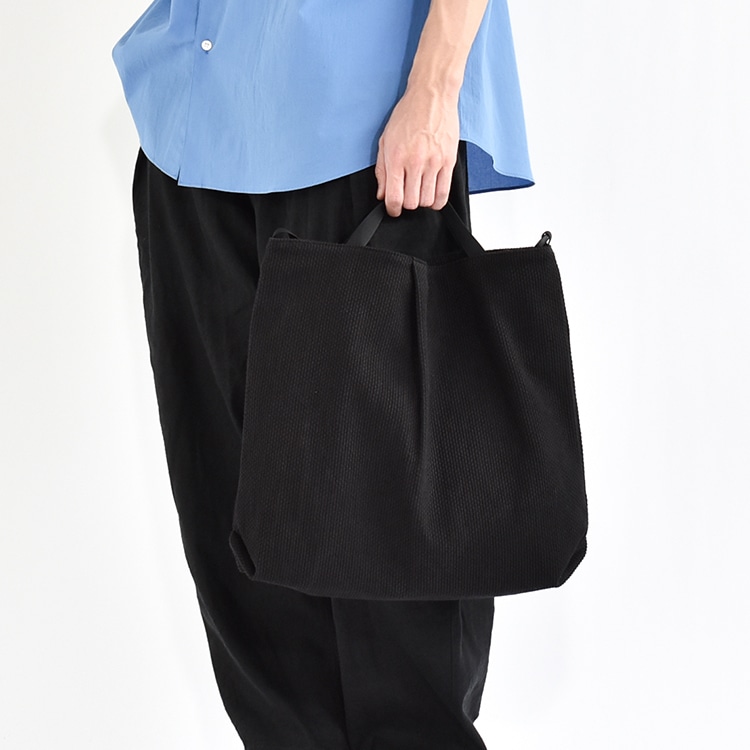 243ac06] COLINA(コリーナ)Sashiko / Tuck Tote（刺し子タックトート