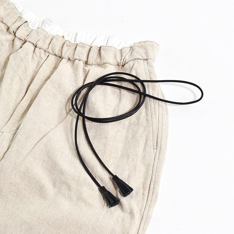 (242OJ-AC03)OLD JOE(オールドジョー)LEATHER STRING BELT (レザーストリングベルト)