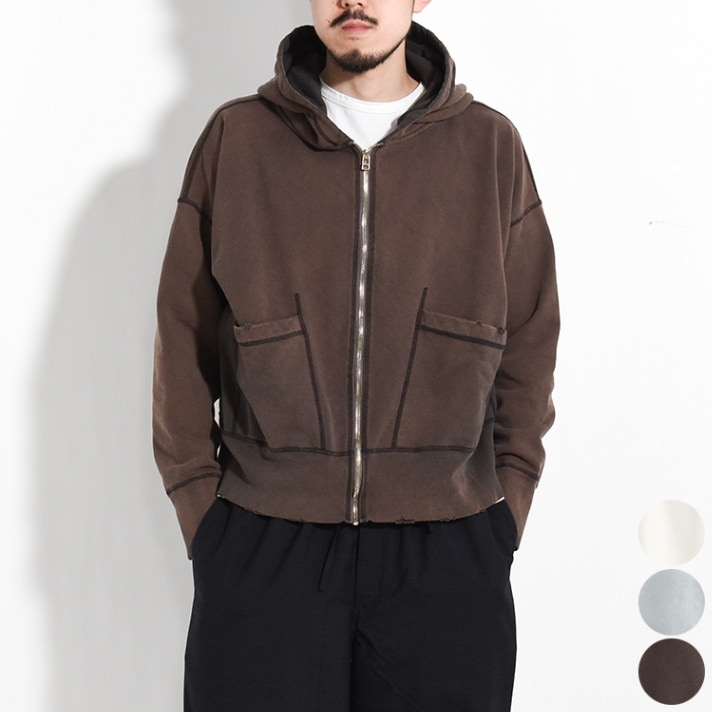【50% OFF】[2401004M]concause(コンコース)FADE FULL ZIP HOODIE(フェードフルジップフーディー)[OUTLET]