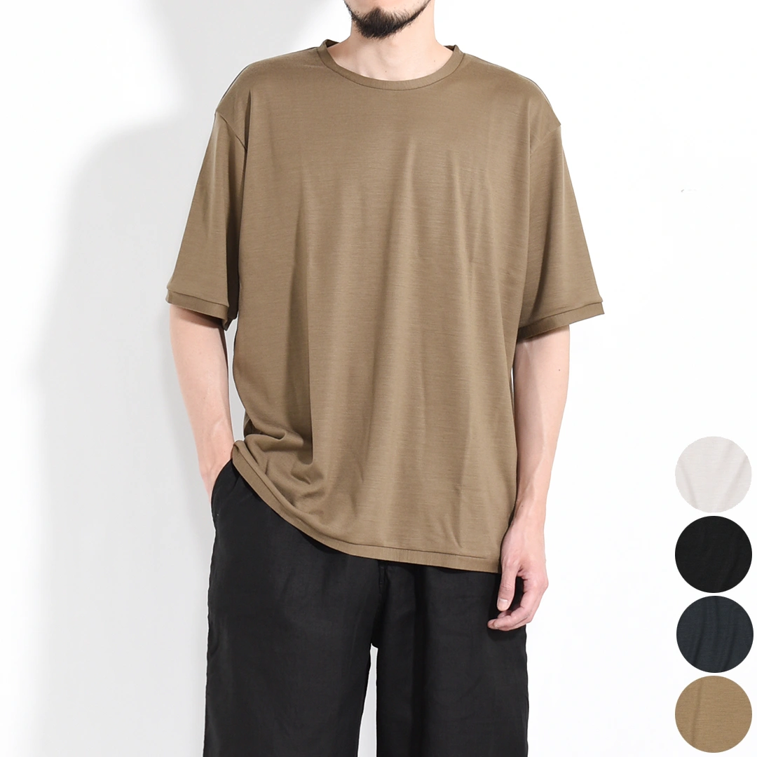 T-34]MITTAN(ミタン/ミッタン)スーパー120's ウールスムース半袖