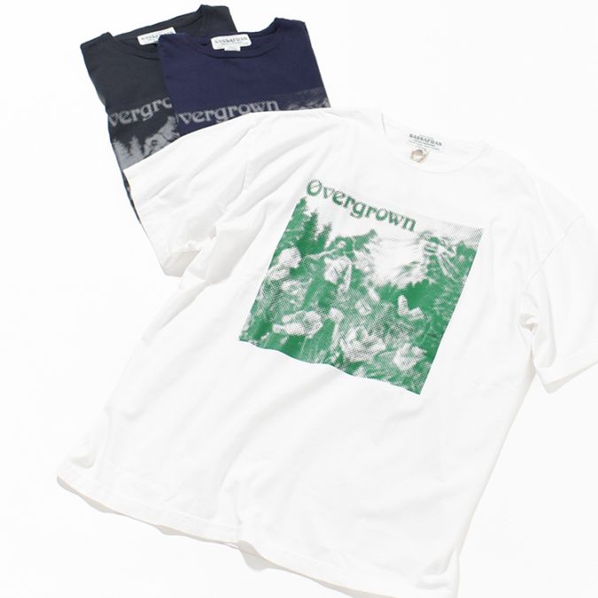 [SF-252258]SASSAFRAS (ササフラス) OVERGROWN WARDEN T 1/2 (オーバーグロウンウォーデンTシャツ)