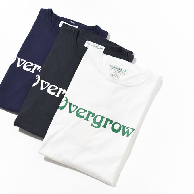 [SF-252259]SASSAFRAS (ササフラス) OVERGROWN T 1/2 (オーバーグロウンTシャツ)