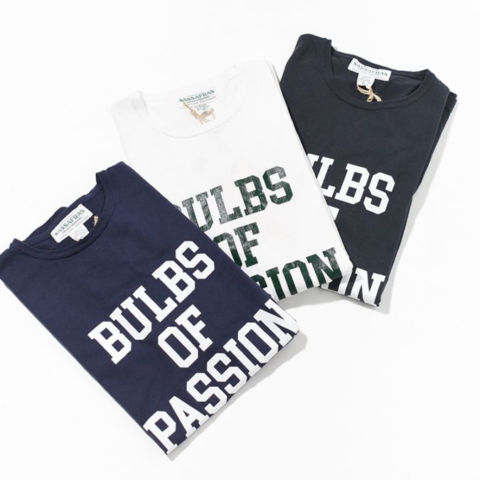 [SF-252260]SASSAFRAS (ササフラス) BULBS OF PASSION T 1/2 (バルブズオブパッションTシャツ)