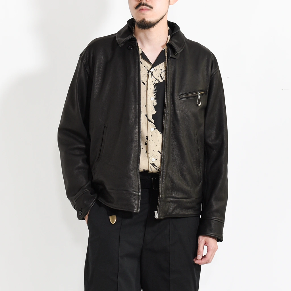 (251OJ-JK10)OLD JOE(オールドジョー)PATINA DEERSKIN HERCULES JACKET(パティーナディアスキンハーキュレスジャケット)