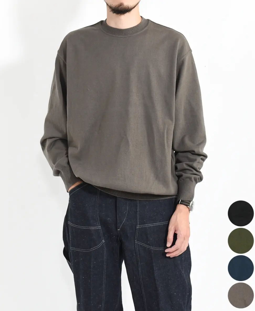 yonetomi ウェーブコットンニット プルオーバー 30% OFF】[95-244-003]Yonetomi(ヨネトミ) WAVECOTTON KNIT P/O