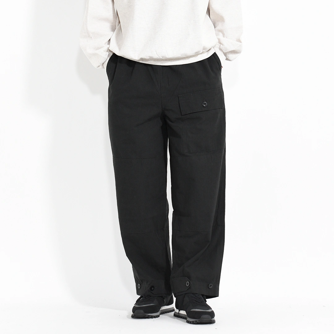 [bROOTS25S10F25]blurhms ROOTSTOCK(ブラームスルーツストック) Linen Cotton SAS Trousers (リネンコットン SASトラウザーズ)