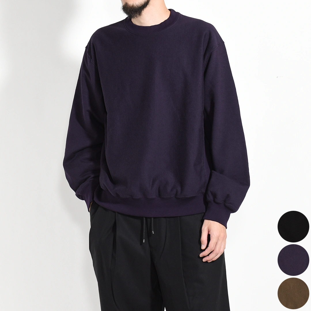 [bROOTS24F21F25]blurhms ROOTSTOCK(ブラームスルートストック) Soft&Hard Sweat Crew Neck P/O(ソフト＆ハードスウェットクルーネックプルオーバー)