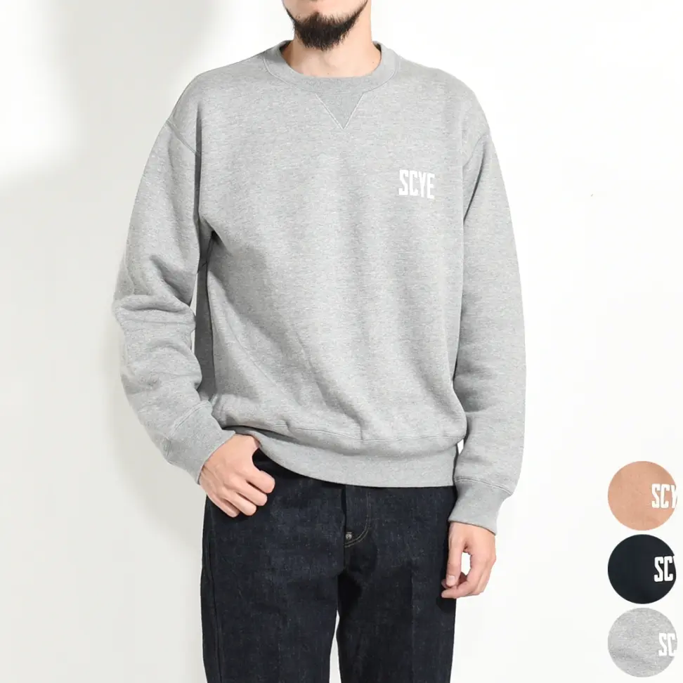 [5725-23706]SCYE BASICS(サイベーシックス) Fleece Back Jersey Sweat Shirt(フリースバックジャージスウェットシャツ) の商品画像