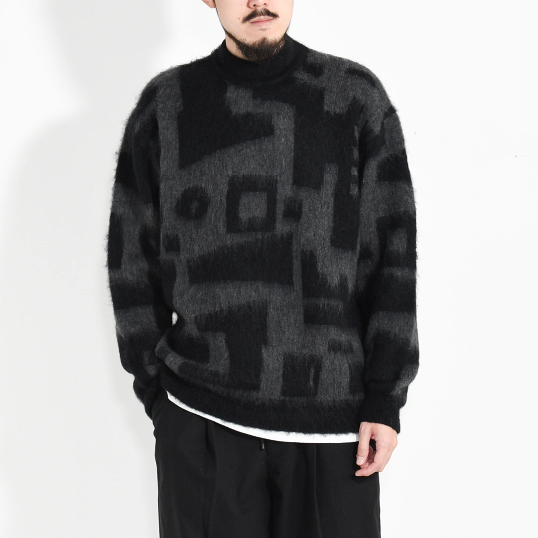 [yanagi]tangenet(タンジェネット) Yanagi (ヤナギ/モックネックニット)