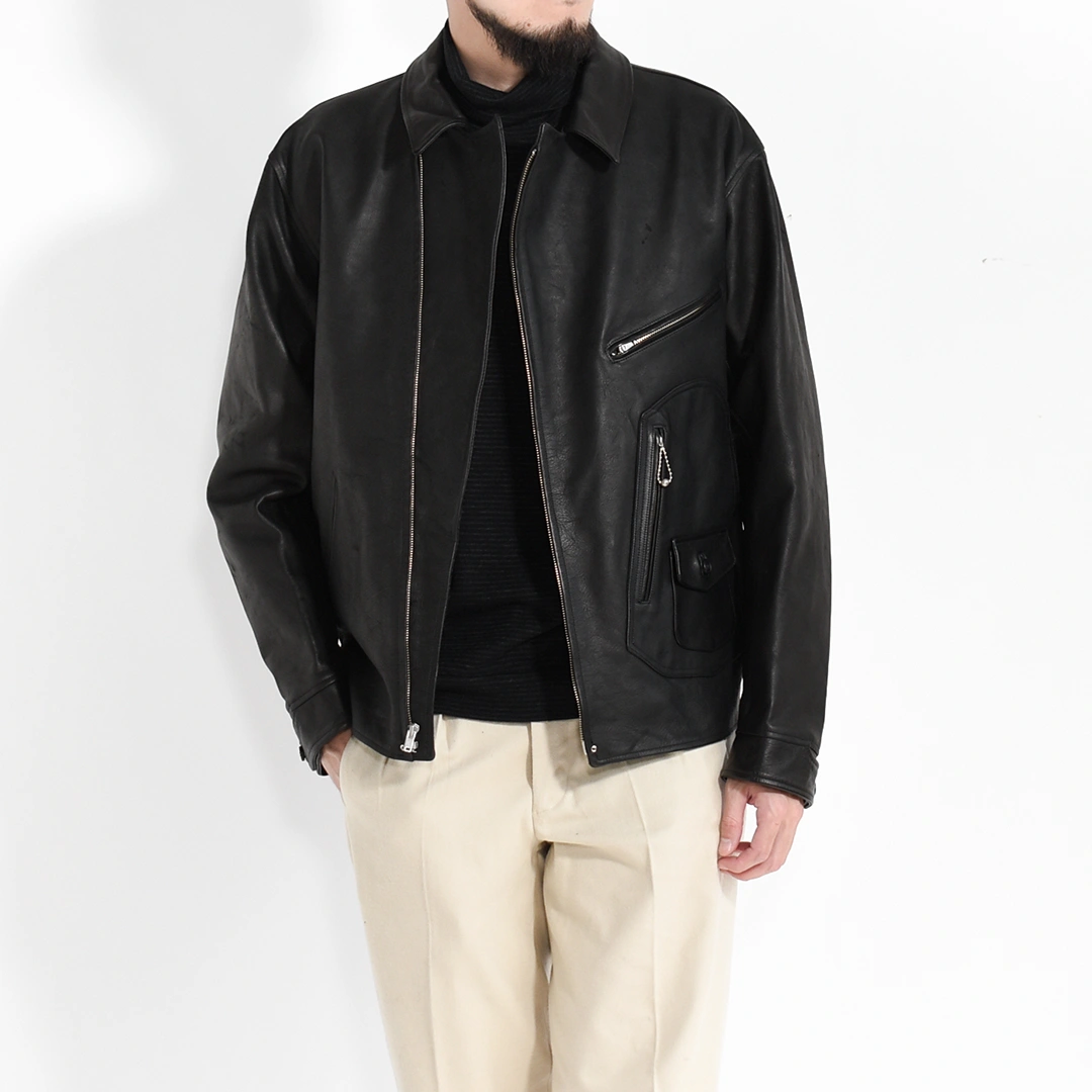 (252OJ-JK19)OLD JOE(オールドジョー)PATINA HORSE-HIDE HENDRICK JACKET(パティーナホースハイドヘンドリックジャケット)