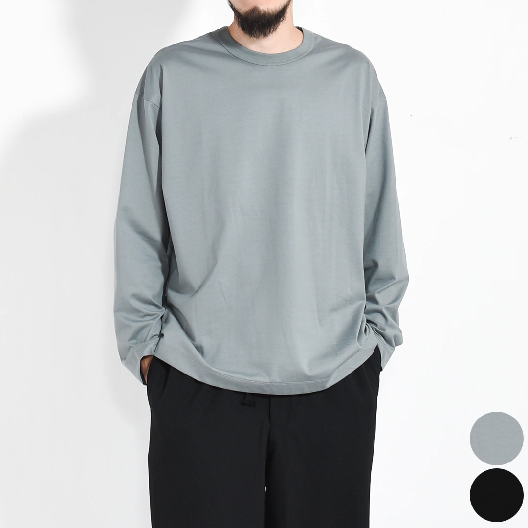 [a25c05cs03c]MARKAWARE (マーカウェア)Organic Giza 60/3 Survival Knit Comfort Fit L/S Tee(オーガニックGIZA 60/3 サバイバル天竺コンフォートフィットL/S Tee)