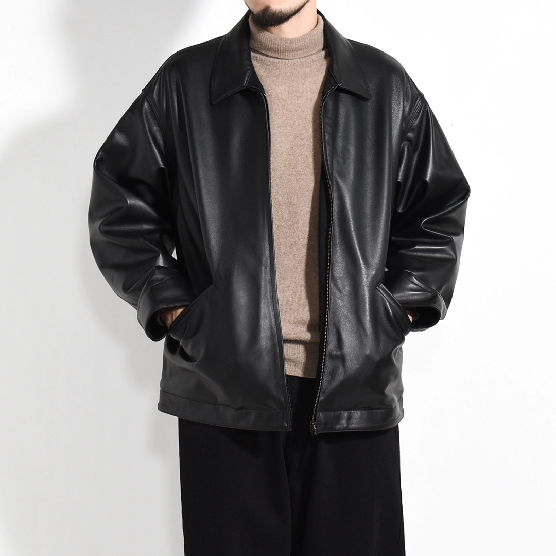 【30% OFF】[ALV-00132]alvana(アルヴァナ/アルバナ) Lamb Skin Short Jacket (ラムスキンショートジャケット)【WINTER SALE】