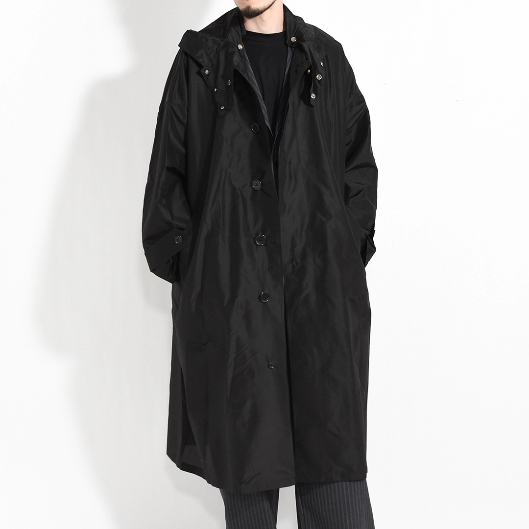 a26a12co01c]MARKAWARE (マーカウェア)Silk Taffeta / Hooded Huge