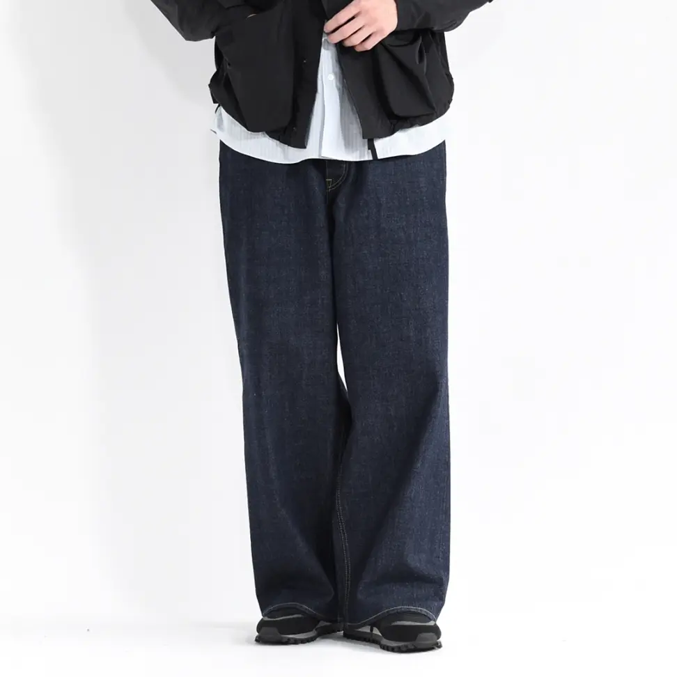 [m26a10pt01c]marka(マーカ) Organic Cotton 13.5oz Selvedge Denim Baggy Jeans(オーガニックコットン13.5ozセルビッチデニムバギージーンズ)