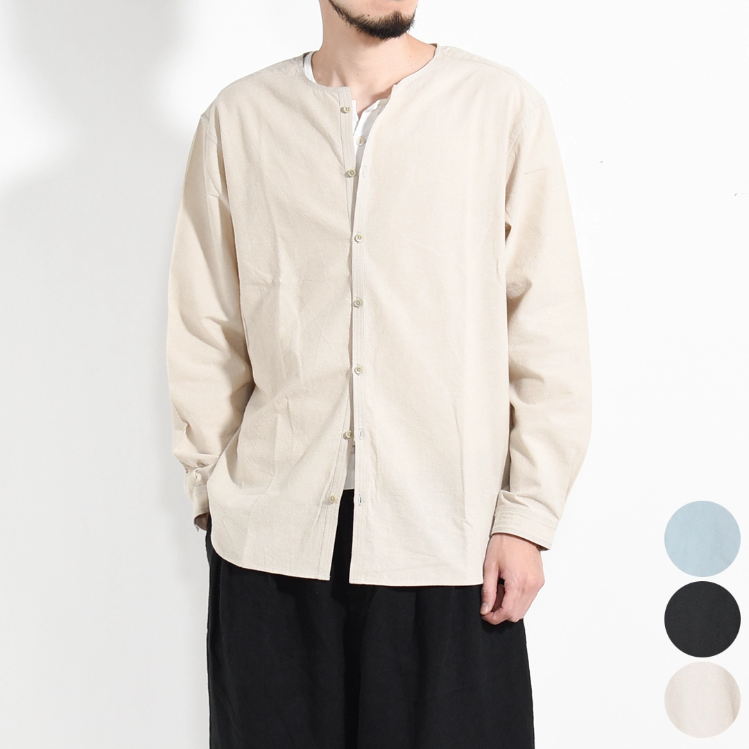 [SH-147]MITTAN(ミタン/ミッタン)OC絹シャンブレーシャツ