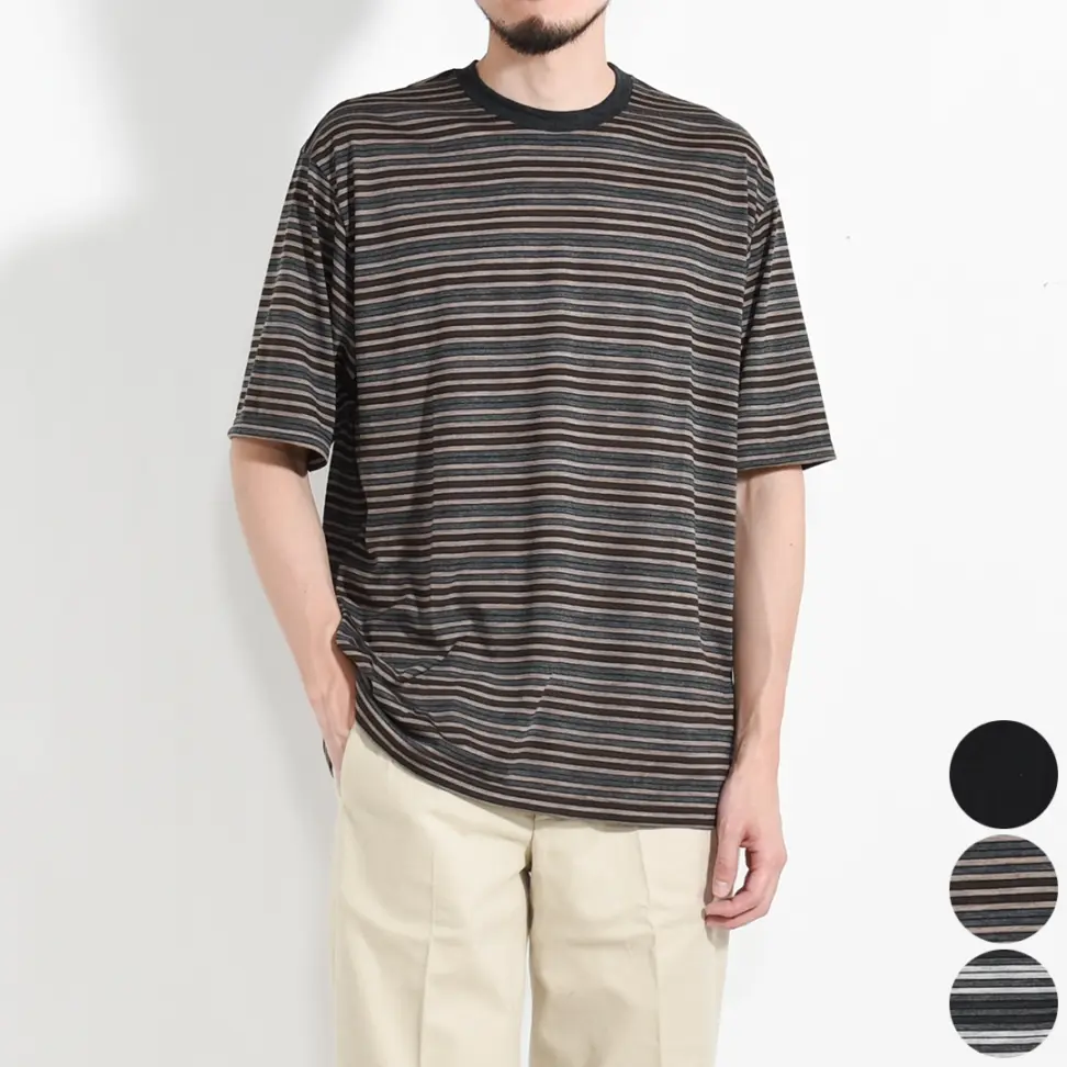 [m26a12cs02b]marka(マーカ) Super 120S Washable Wool Single Jersey / Crew Neck Tee(Super120sウォッシャブルウール天竺クルーネックTee)