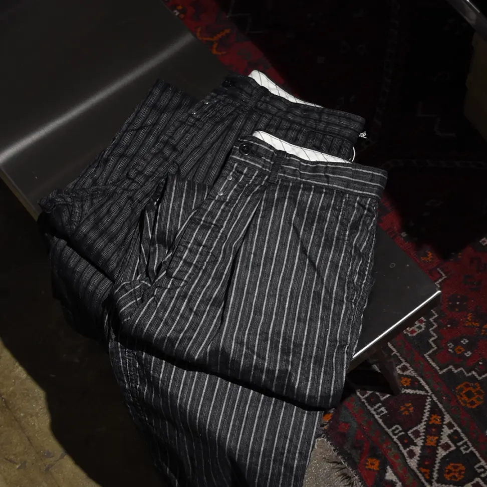 [V26604]VERYTAGE(ベリーテイジ)STRIPE(X) TROUSERS (ストライプトラウザース)