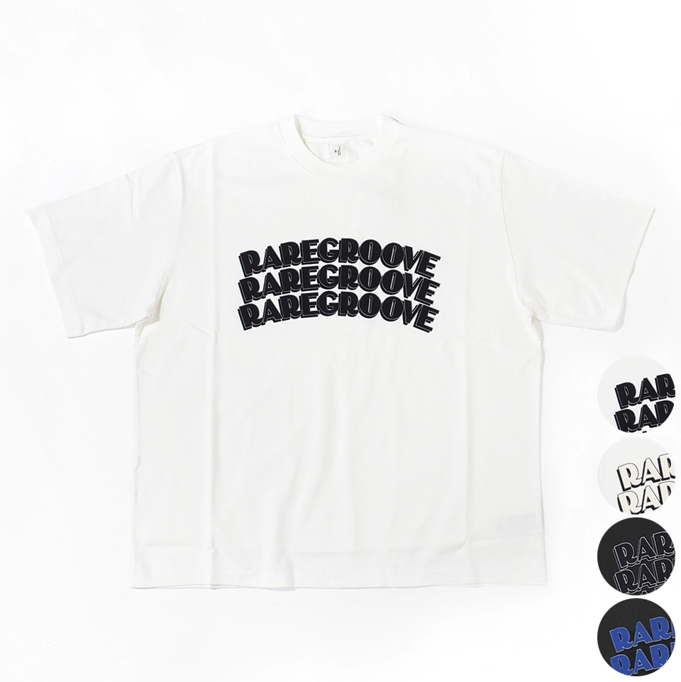 [bROOTS25S34s26B]blurhms ROOTSTOCK(ブラームスルートストック) RAREGROOVE Print Tee WIDE(レアグルーヴプリントTワイド/)