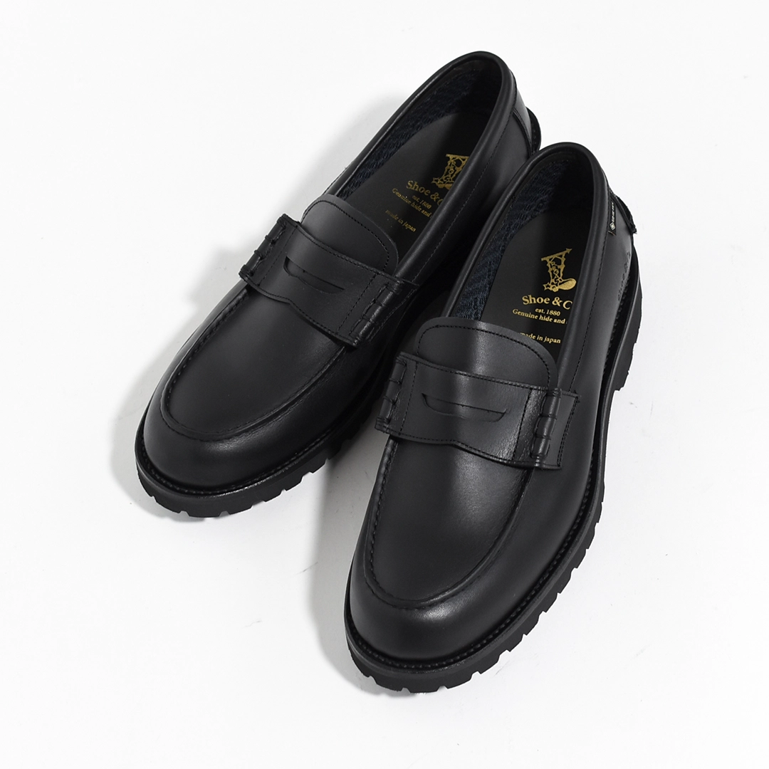 838S]Shoe&Co. (シューアンドコー)Beefroll Loafer GORE-TEX(ビーフ