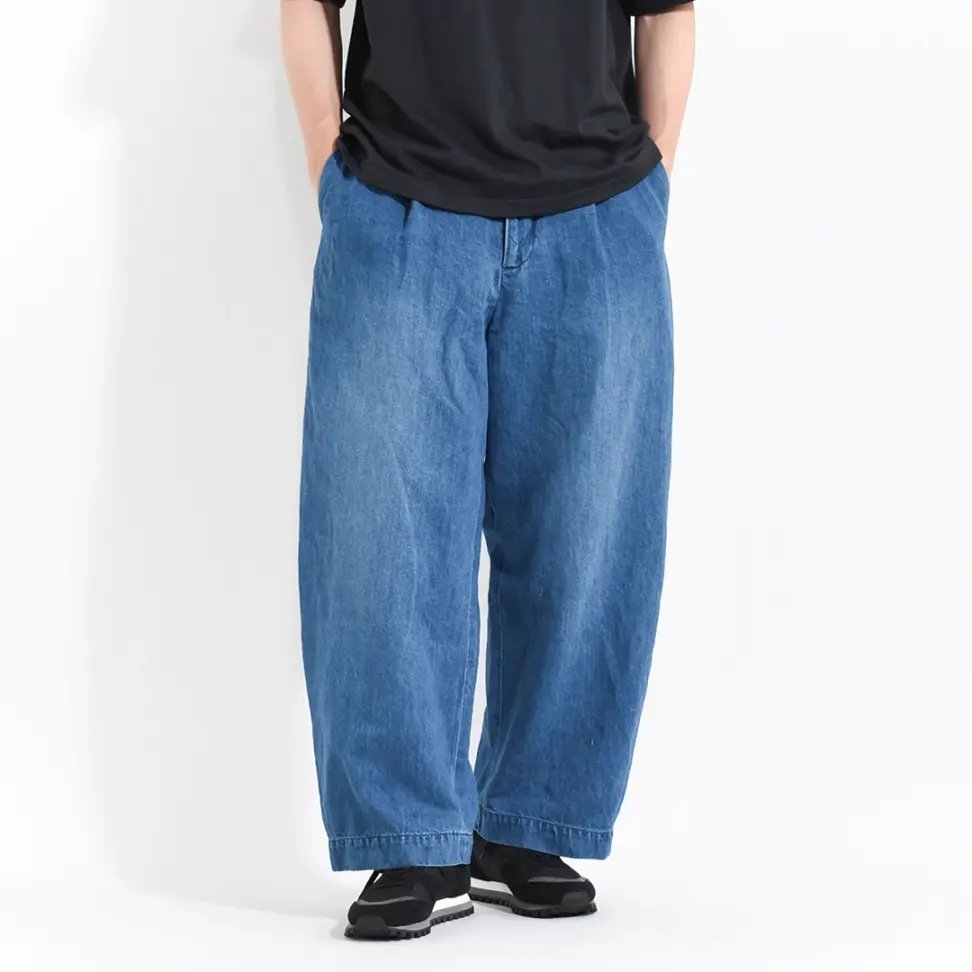 261505]Handwerker(ハンドベーカー)HW Wide Trousers / Cotton Linen